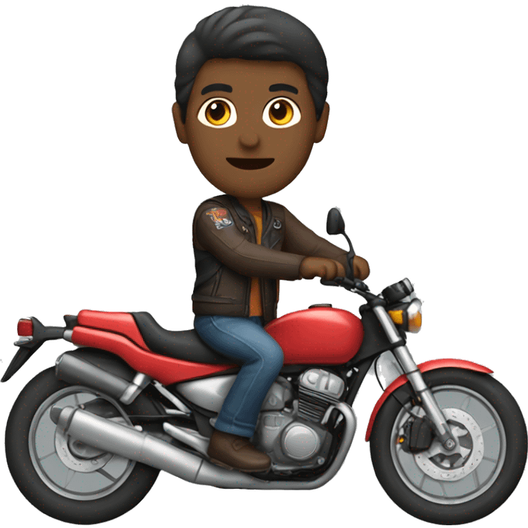 motorcycle user emoji