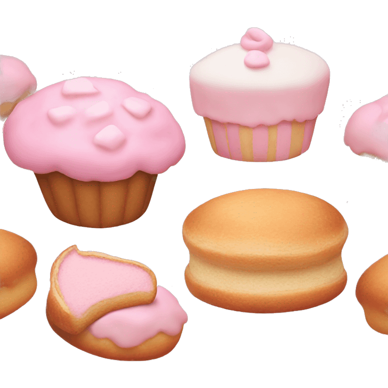 pastel pink bakery emoji