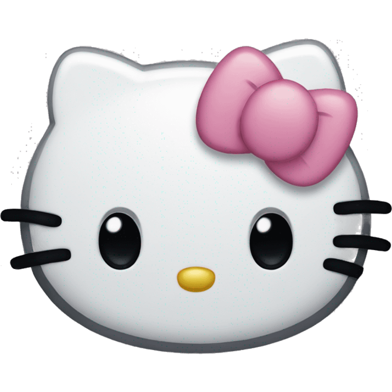 sad hello kitty head  emoji