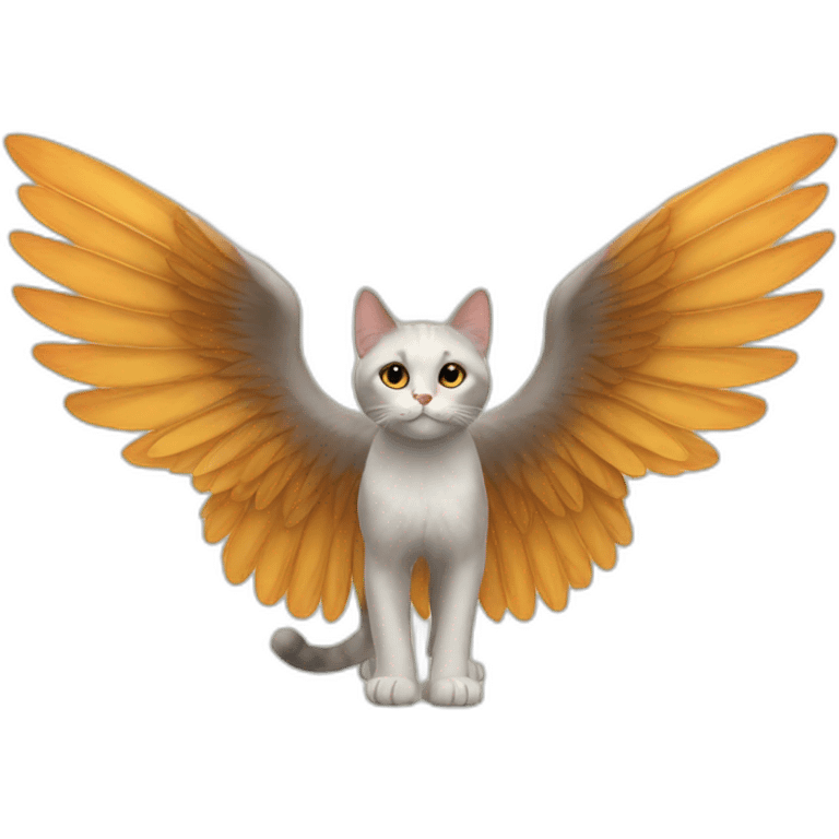 Cat-wings emoji