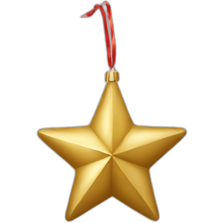 christmas decoration star emoji