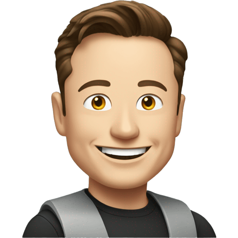 Elon Musk smiling  emoji