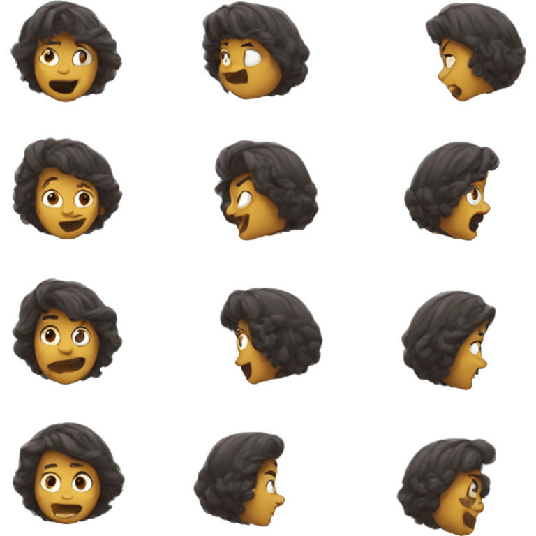 Hair flip emoji