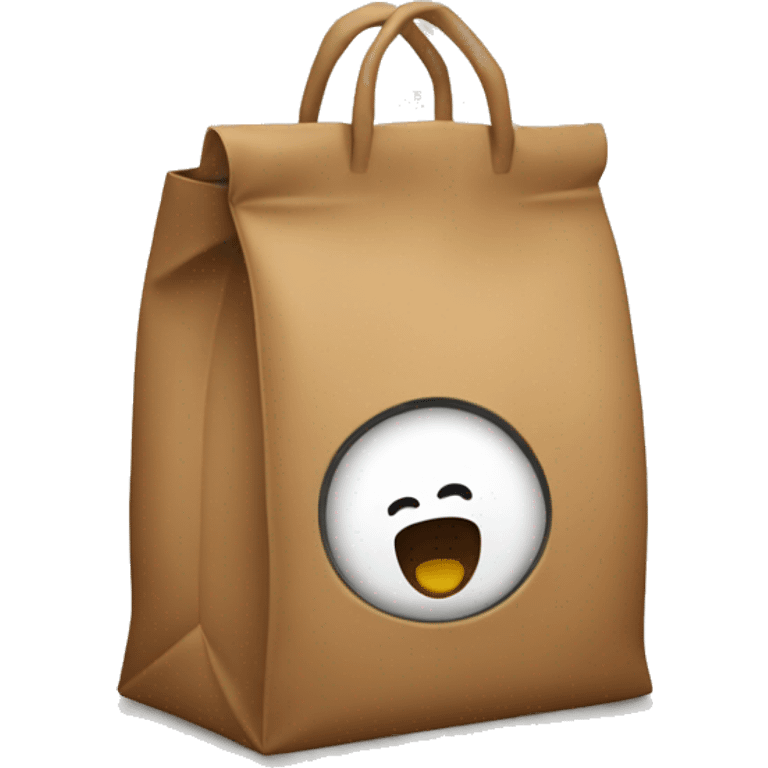 Brown bag emoji