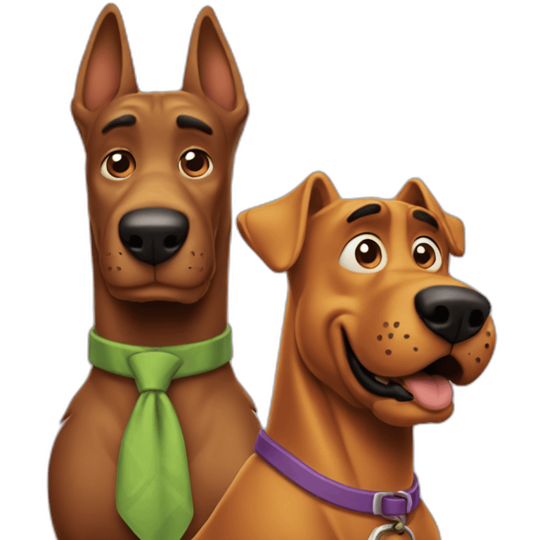 Scooby and Scrappy Doo emoji