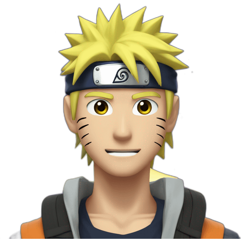 Naruto devant lune emoji