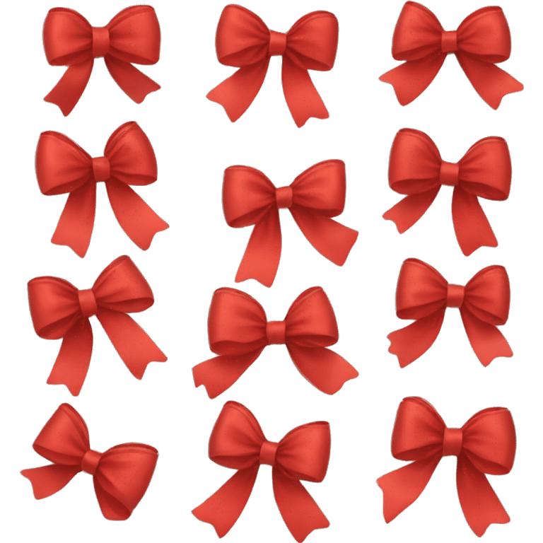 Red ribbon bow emoji