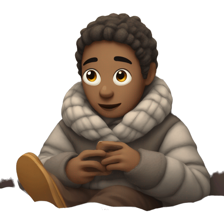 Cozy winter emoji