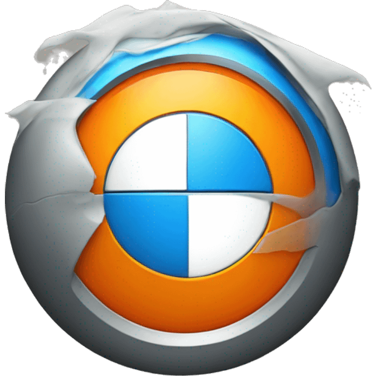 bmw logo with orange colo  emoji