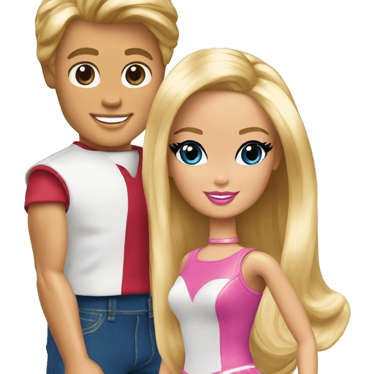 barbie and ken emoji