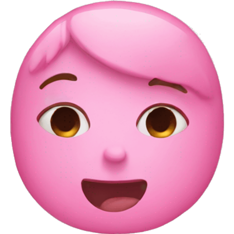 Pink emoji