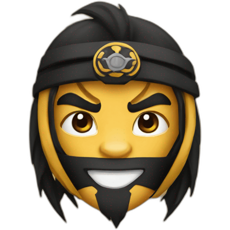 A lion ninja emoji