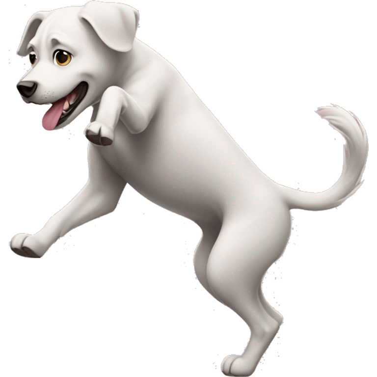 Make an emoji of a dog on two legs dancing emoji