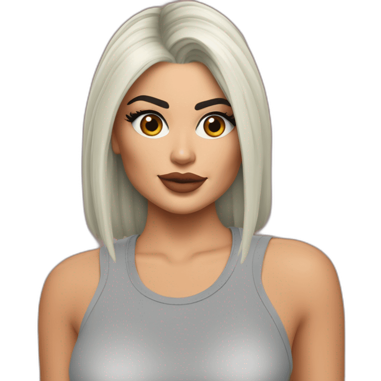 Kylie jenner écrasée par un buffle emoji