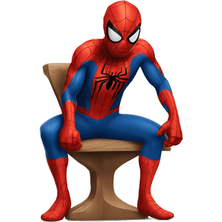 Spiderman sitting emoji