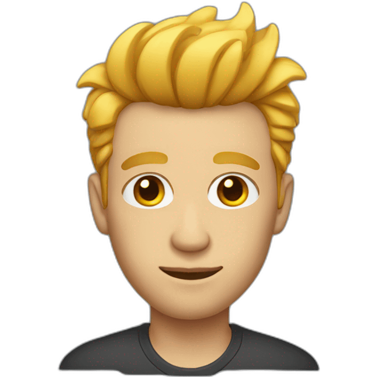 Men with quiff hairstyle  emoji