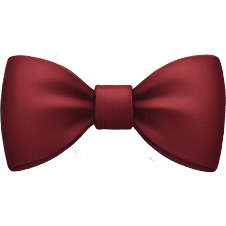 Dark red bow  emoji