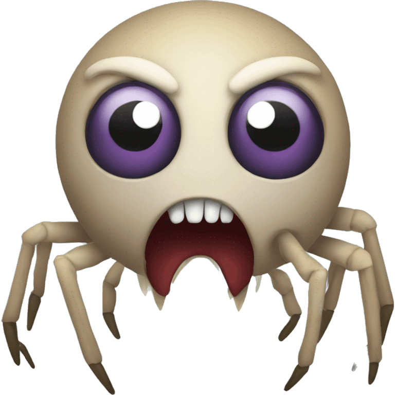 Evil spider emoji