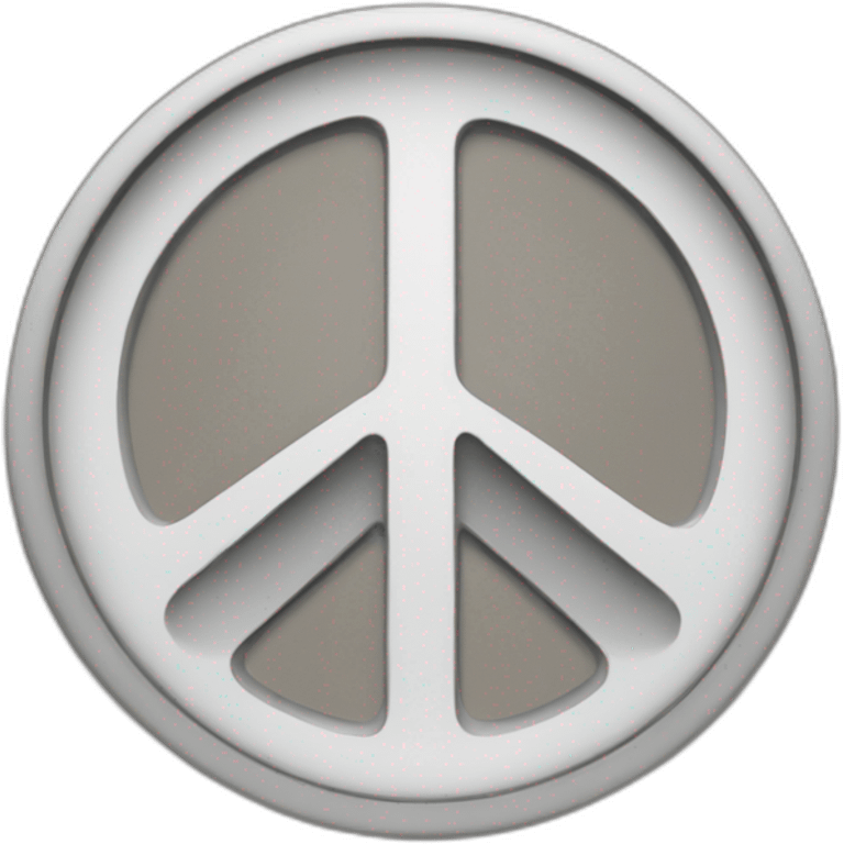 One peace emoji