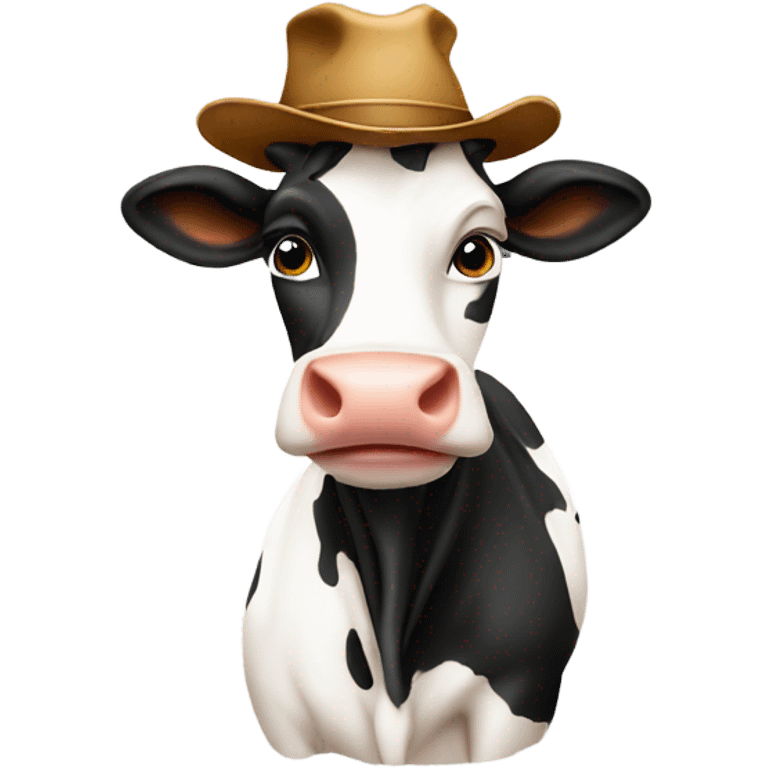 cow with hat emoji