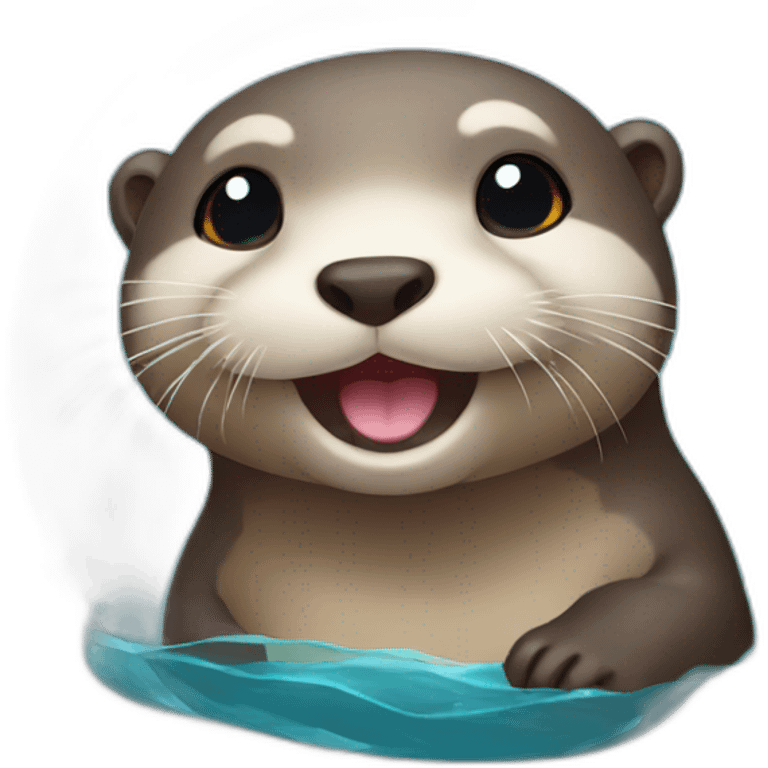 cute otter emoji