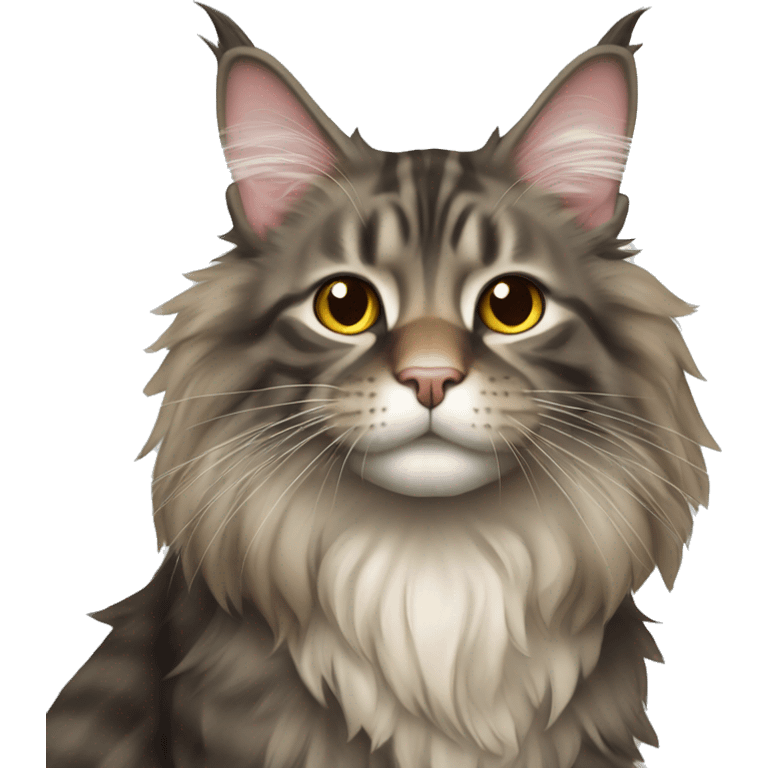 Maine Coon cat emoji