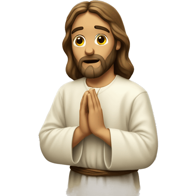 Catholic Jesus Christ praying   emoji