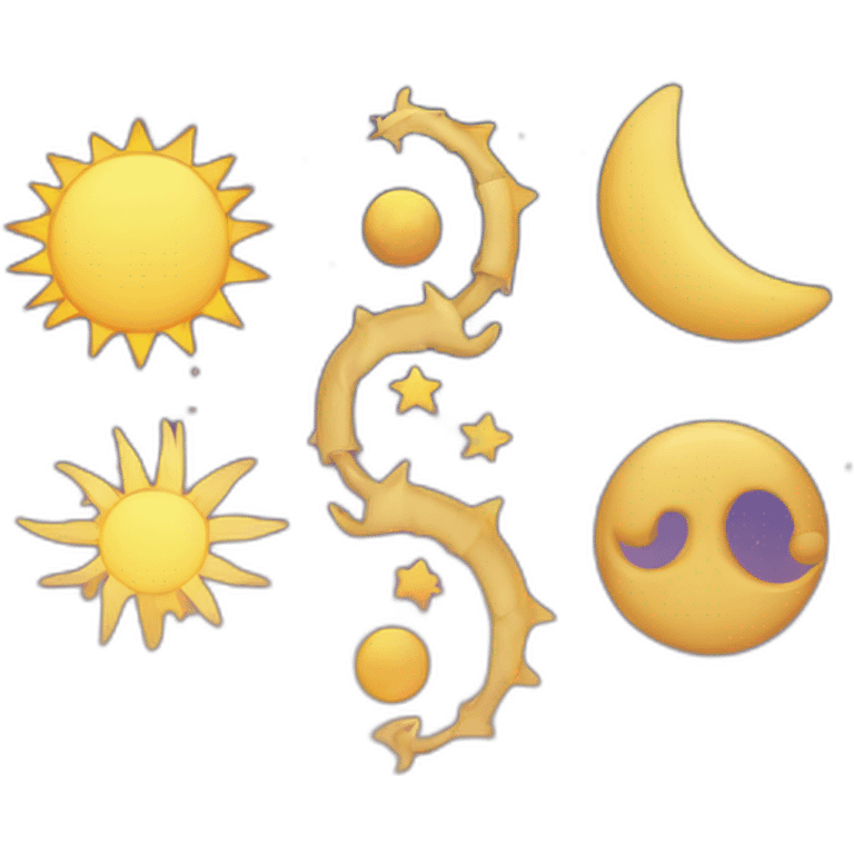 Rising sign Scorpio, sun Gemini, moon Libra emoji