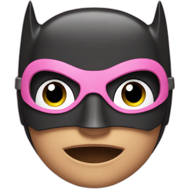 Pink Batman emoji