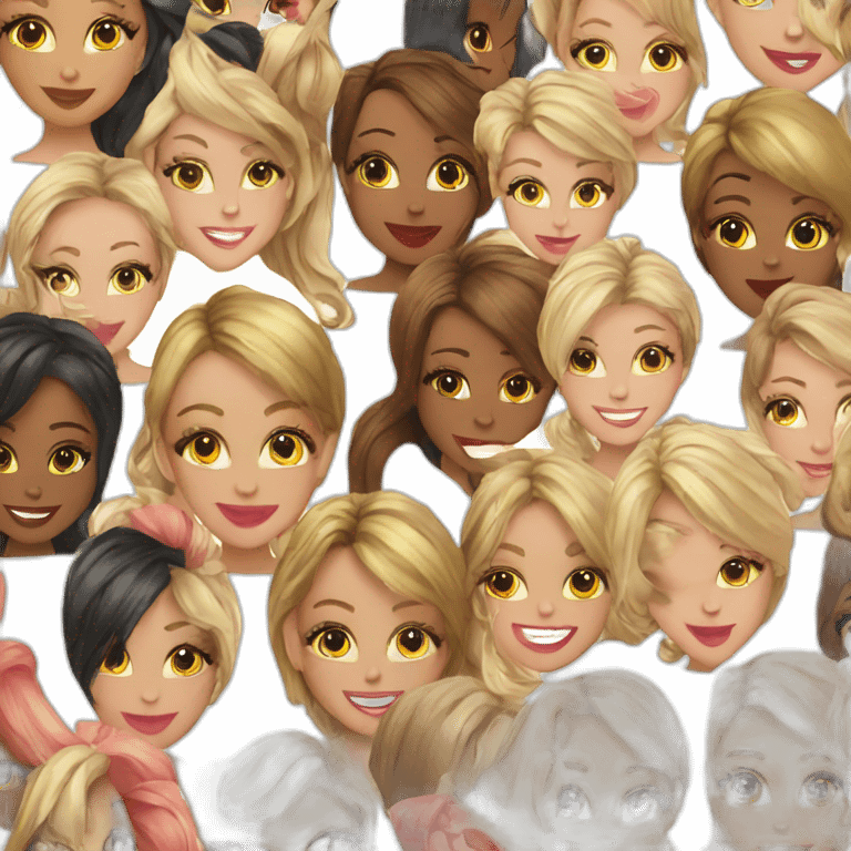 a big stack of women's magazines of beauty emoji