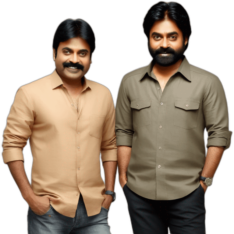 Pawan kalyan with ntr emoji