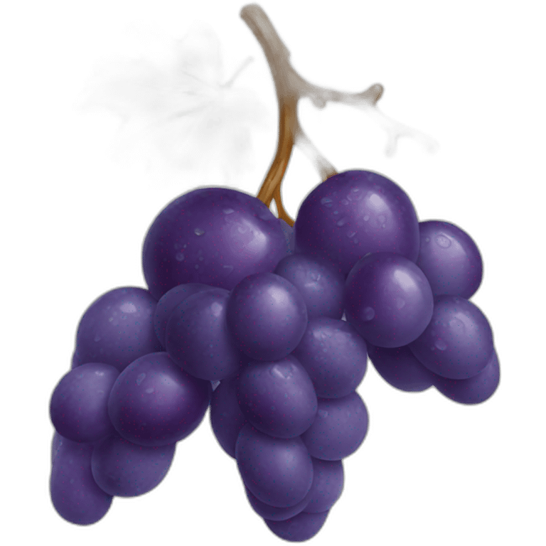 Wet grape emoji