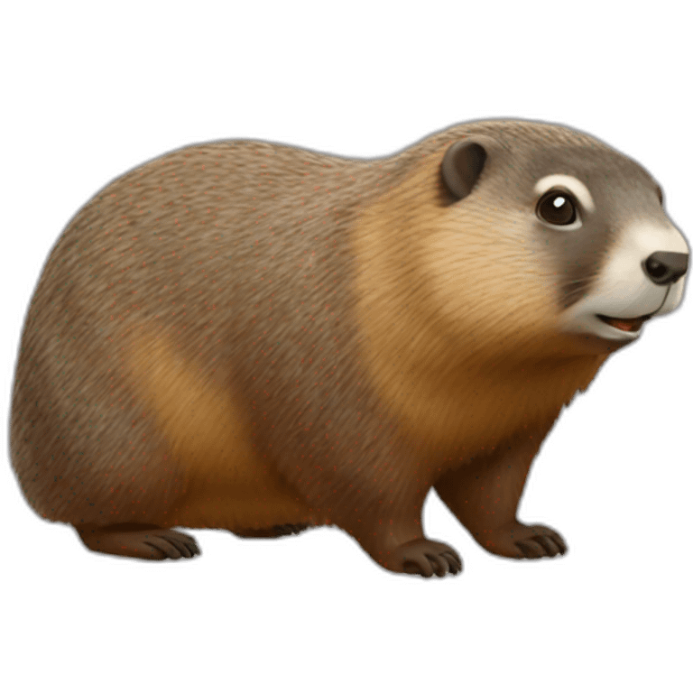 marmota embarazada emoji