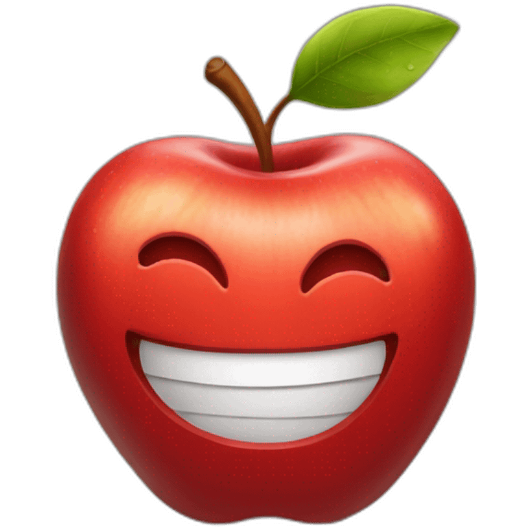 nice red apple emoji