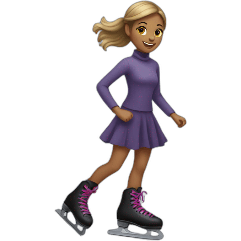 Girl on skates  emoji