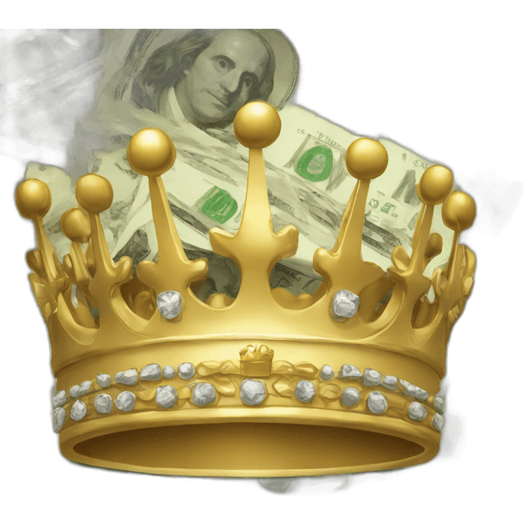 CROWN ON MONEY emoji