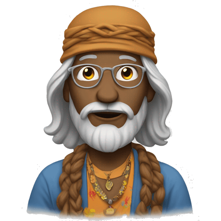 hippie guru emoji