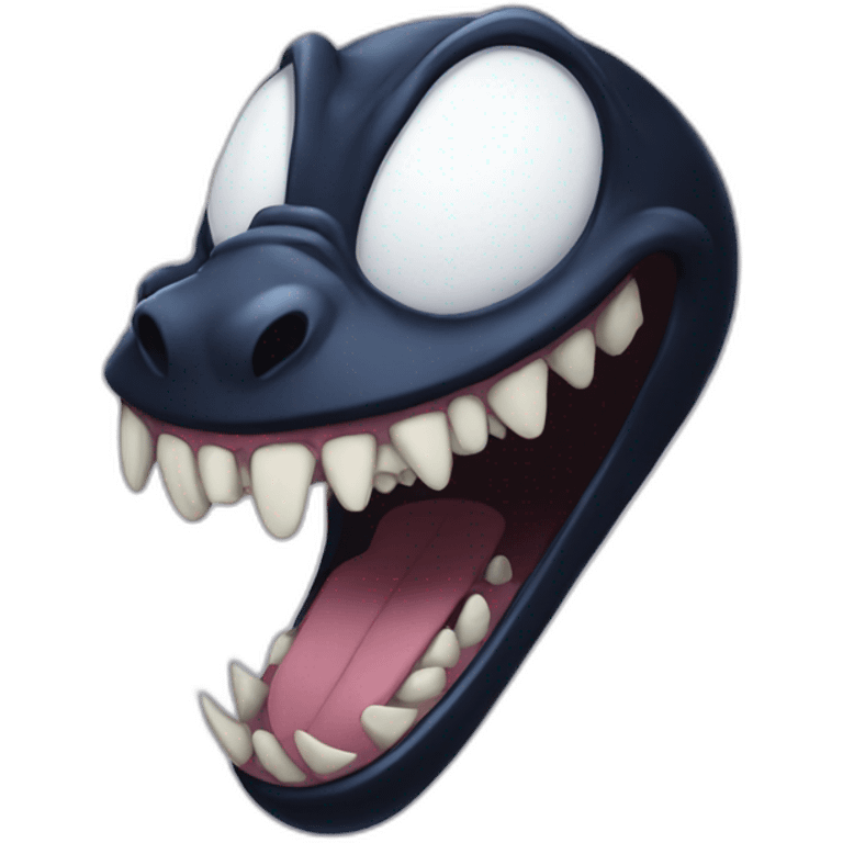 Venom is smiling  emoji