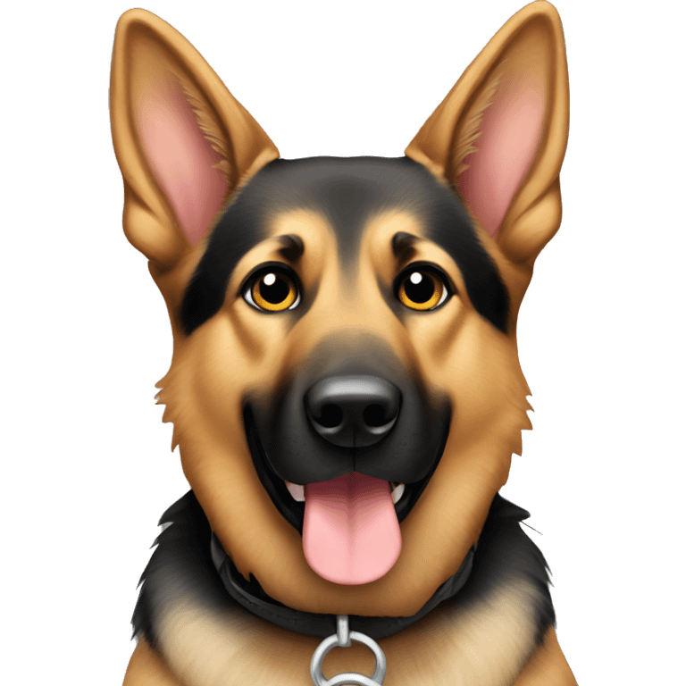 german shepard mix dog emoji