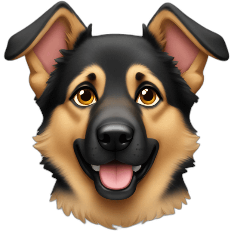 German Shepard dog emoji