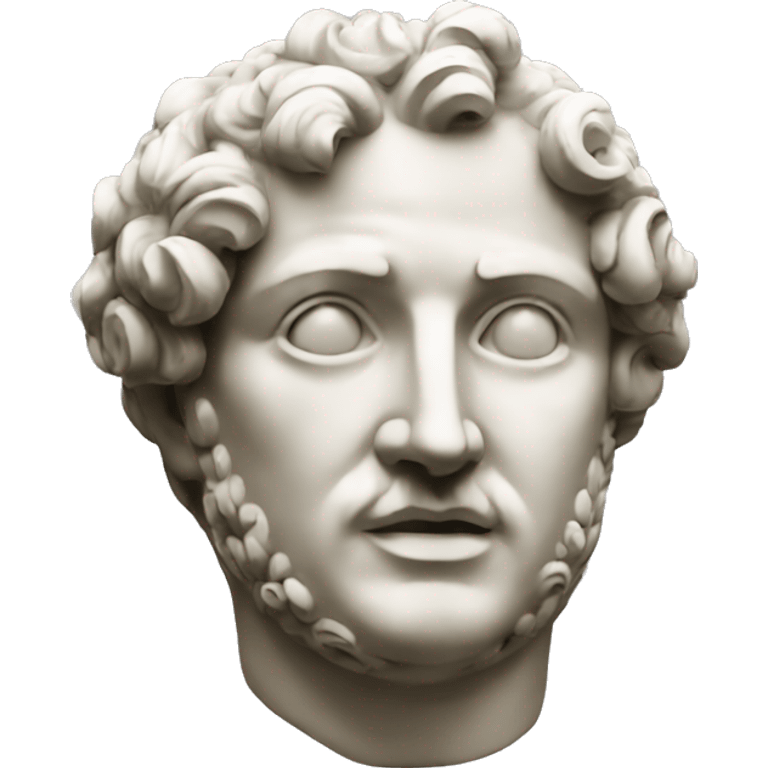 Roman sculpture politic money emoji