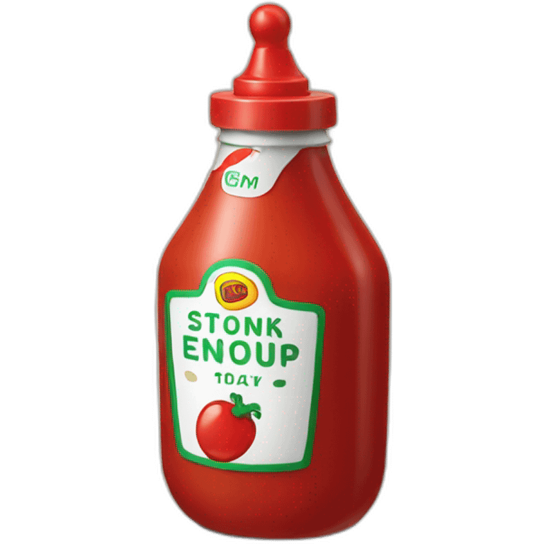 Ketchup bottle emoji