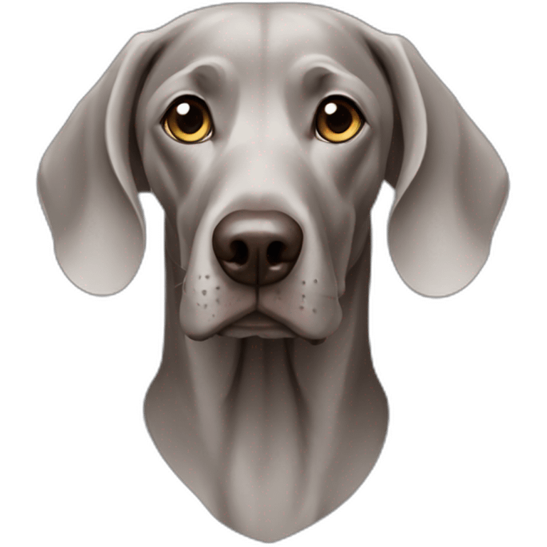 Weimaraner emoji