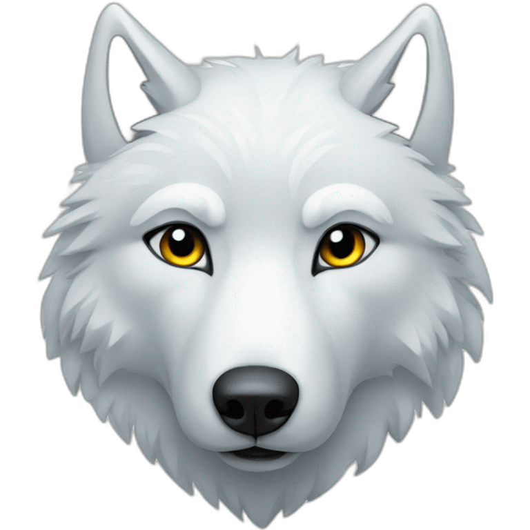 Artic wolf emoji