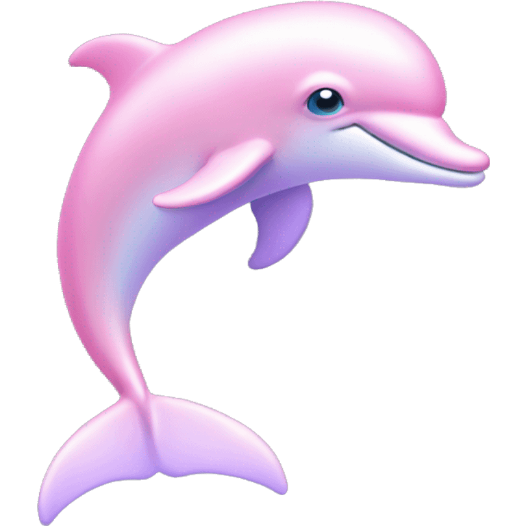 Pastel-pink-colors-dolphin emoji