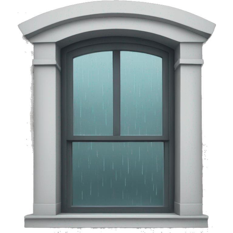 rainy day window  emoji