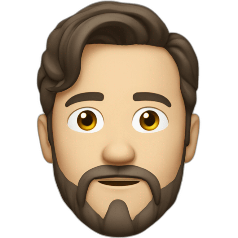 Joseph Gordon levitt with a goatee emoji