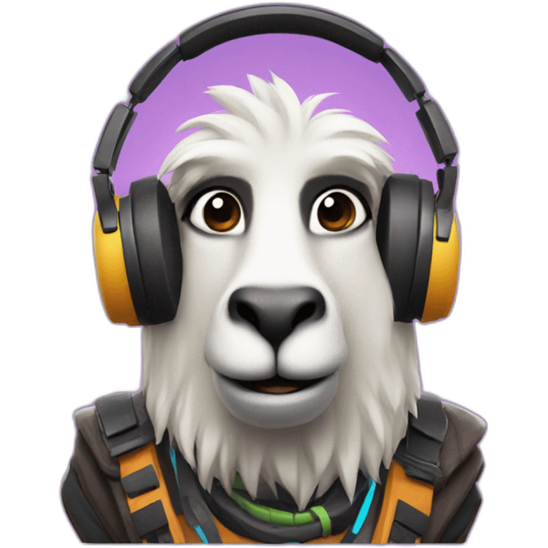 Fortnite Lama as DJ emoji