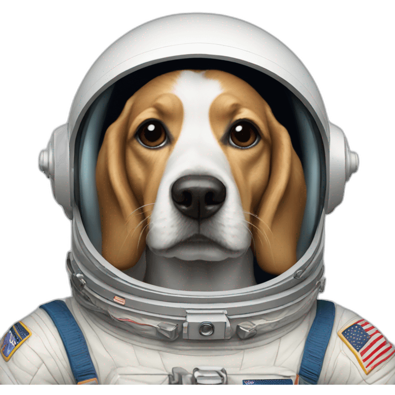 astronaut dog emoji