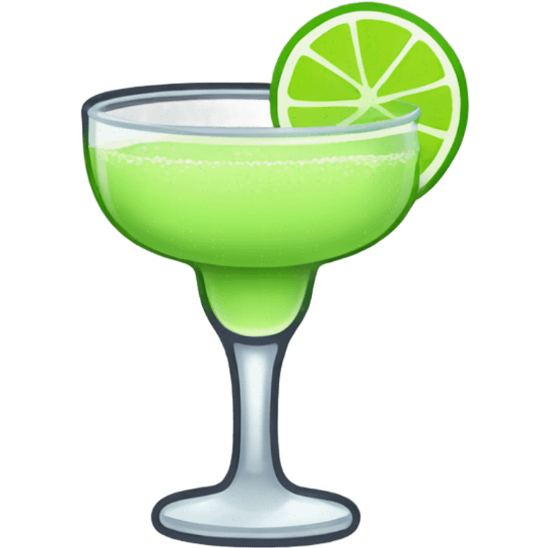 Margarita in a short glass emoji